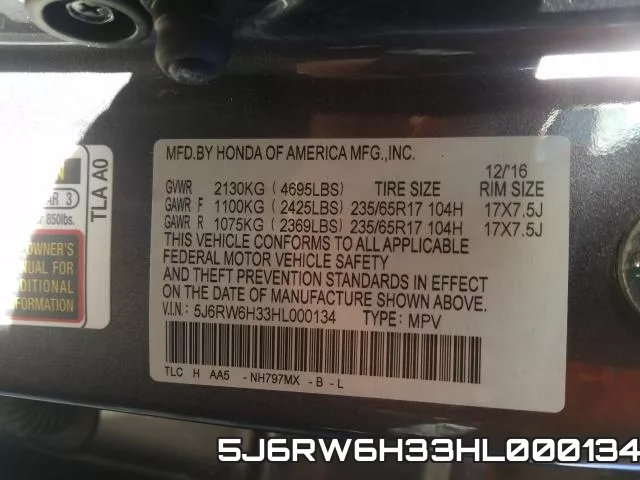 5J6RW6H33HL000134 фото 2