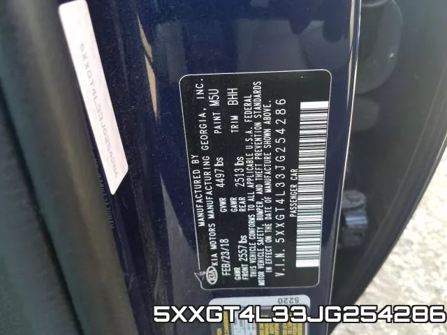 5XXGT4L33JG254286 фото 2