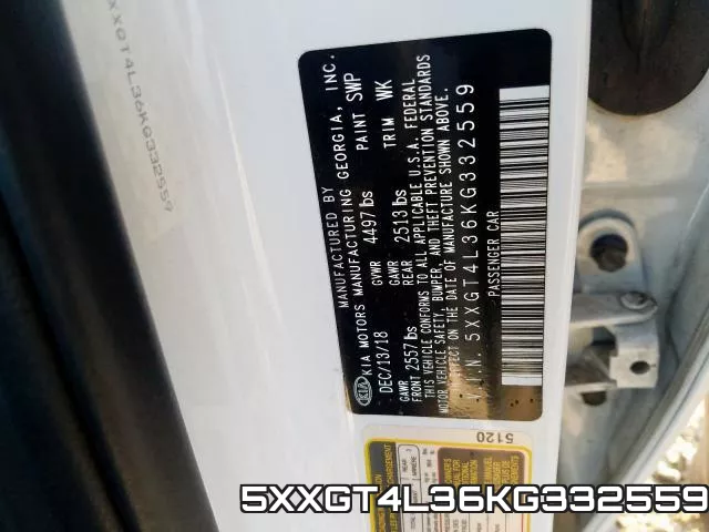 5XXGT4L36KG332559 фото 2