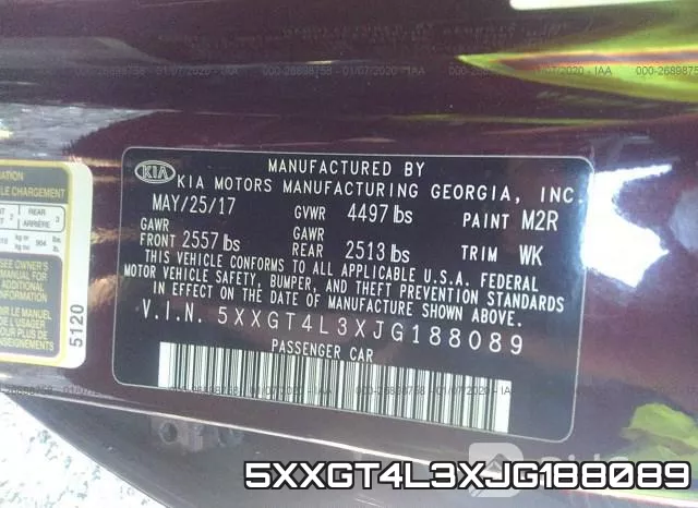 5XXGT4L3XJG188089 фото 10