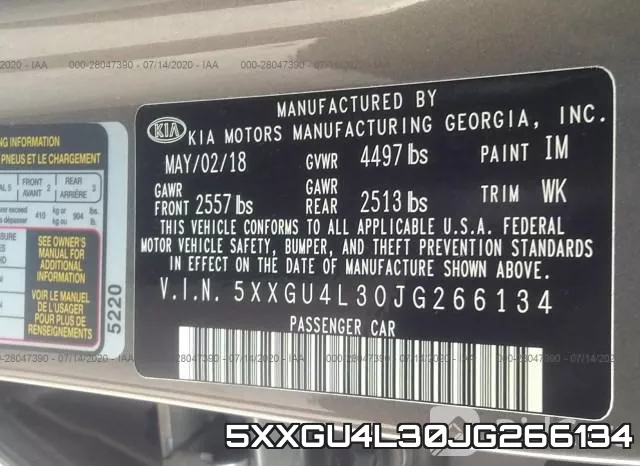 5XXGU4L30JG266134 фото 10