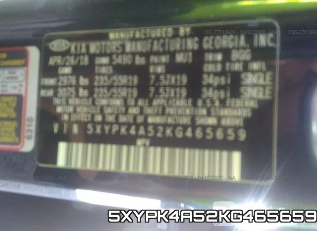 5XYPK4A52KG465659 фото 10