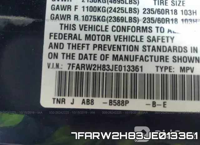 7FARW2H83JE013361 фото 10