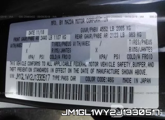JM1GL1WY2J1330517 фото 10