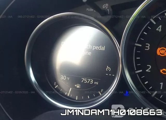 JM1NDAM71H0108663 фото 8
