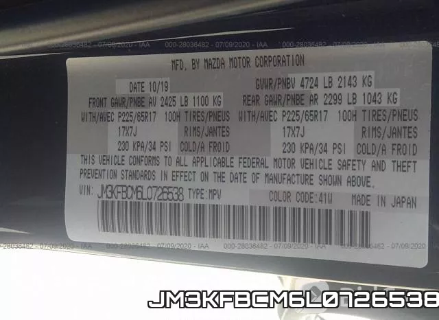 JM3KFBCM6L0726538 фото 10