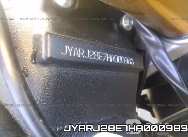 JYARJ28E7HA000983 фото 2