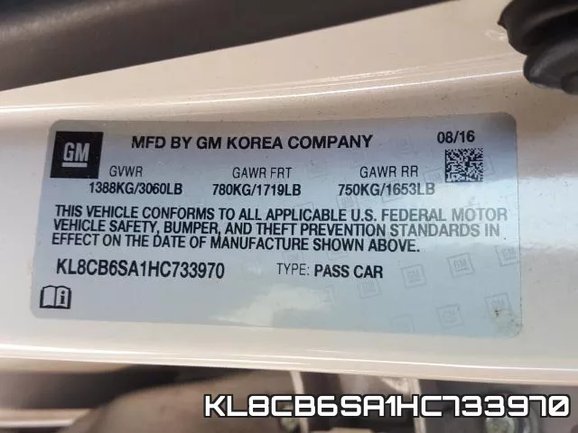KL8CB6SA1HC733970 фото 2