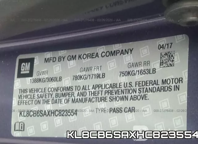 KL8CB6SAXHC823554 фото 10