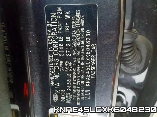 KNAE45LCXK6048230 фото 2