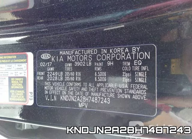 KNDJN2A28H7487243 фото 10