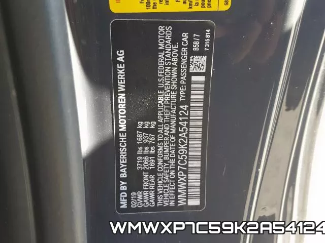 WMWXP7C59K2A54124 фото 2