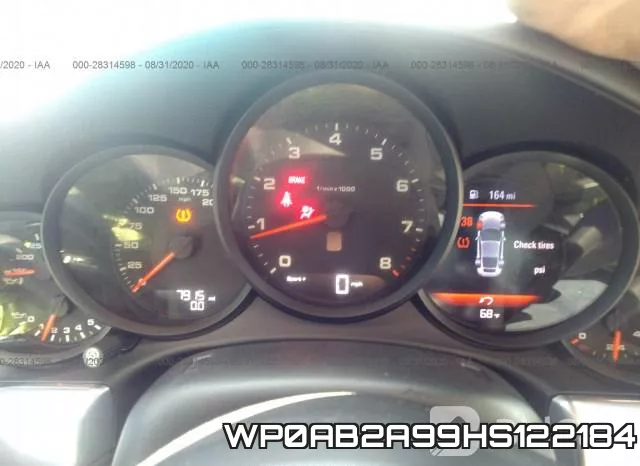 WP0AB2A99HS122184 фото 8