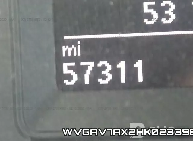 WVGAV7AX2HK023396 фото 8