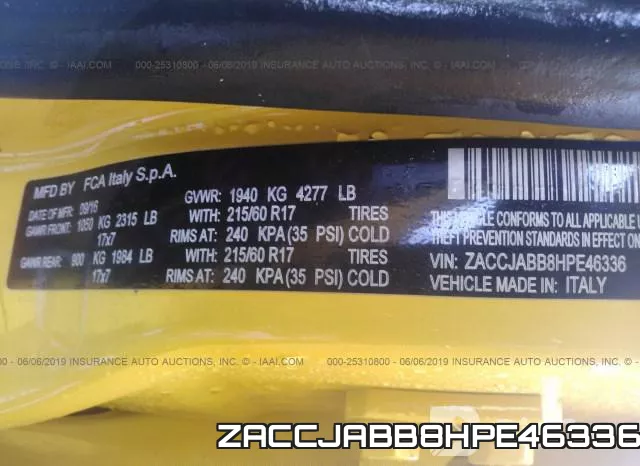 ZACCJABB8HPE46336 фото 10