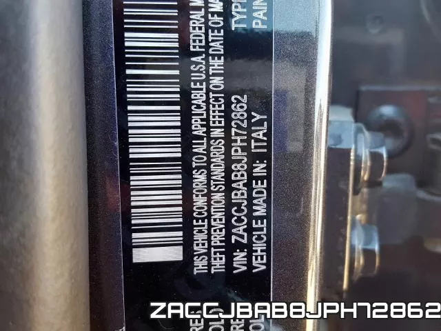 ZACCJBAB8JPH72862 фото 2