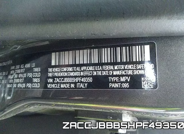 ZACCJBBB5HPF49350 фото 10