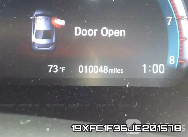 19XFC1F36JE201578 фото 8