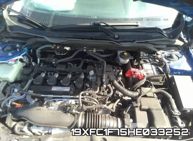 19XFC1F75HE033252 фото 2