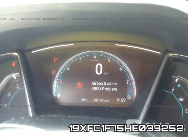 19XFC1F75HE033252 фото 8