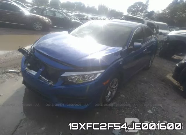 19XFC2F54JE001600 фото 3