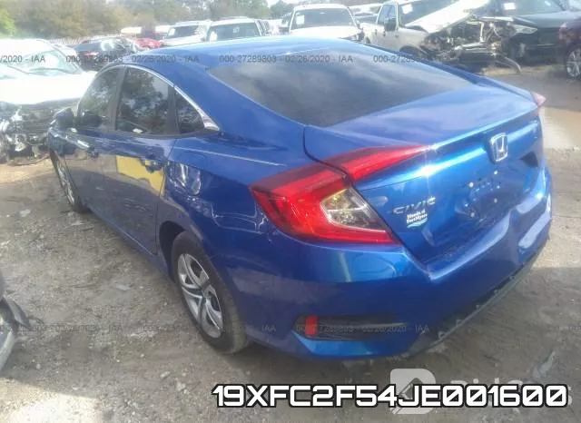 19XFC2F54JE001600 фото 4
