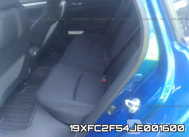 19XFC2F54JE001600 фото 9