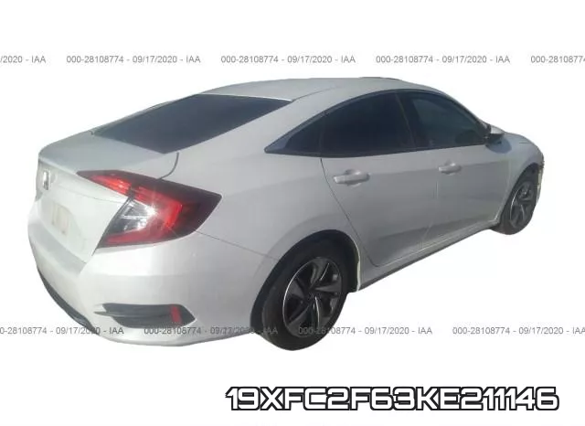 19XFC2F63KE211146 фото 5