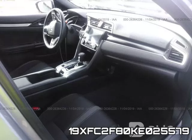 19XFC2F80KE025579 фото 6