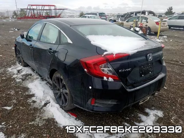19XFC2F86KE209330 фото 4