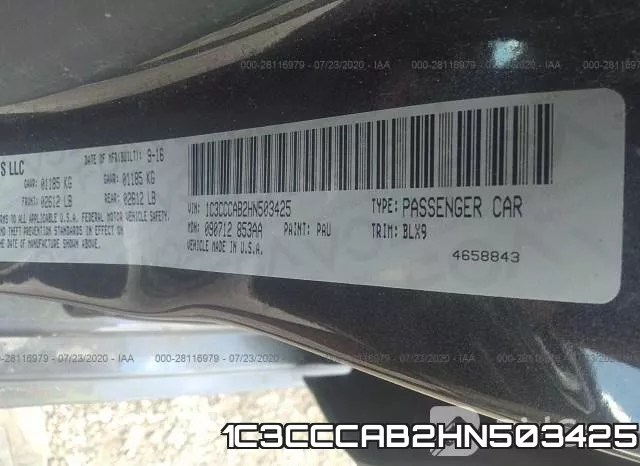 1C3CCCAB2HN503425 фото 10