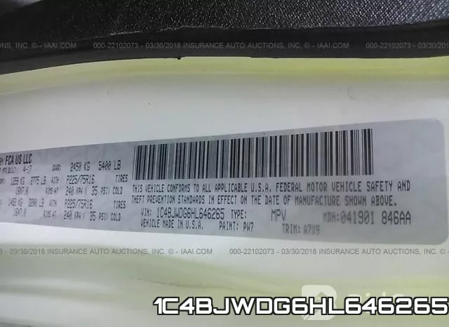 1C4BJWDG6HL646265 фото 10