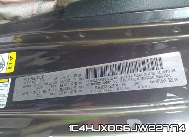 1C4HJXDG6JW227174 фото 10