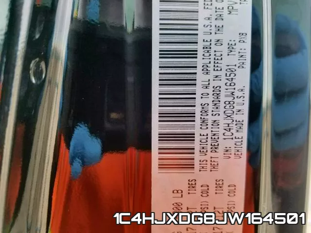1C4HJXDG8JW164501 фото 2