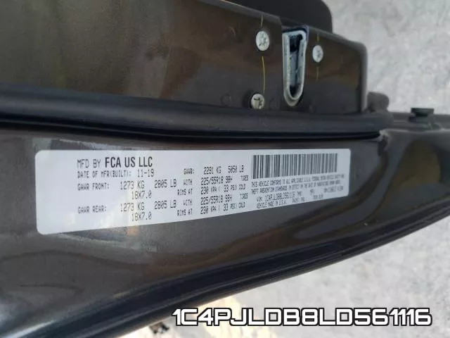 1C4PJLDB8LD561116 фото 2