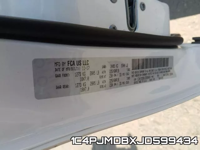 1C4PJMDBXJD599434 фото 2