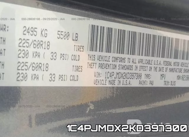 1C4PJMDX2KD397300 фото 10