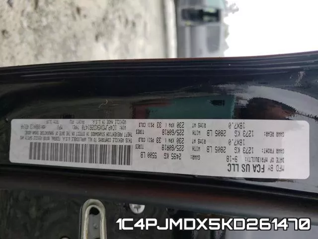 1C4PJMDX5KD261470 фото 2