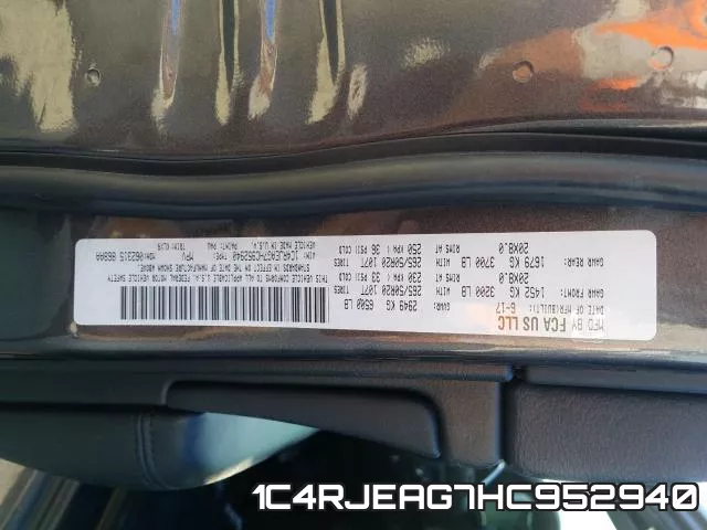 1C4RJEAG7HC952940 фото 2