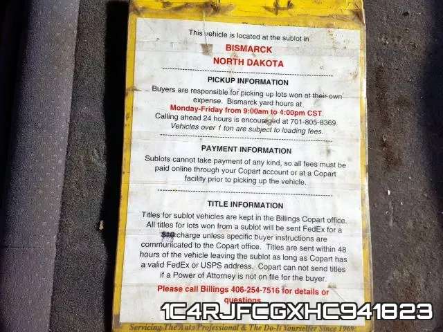 1C4RJFCGXHC941823 фото 10