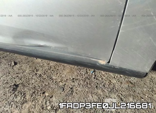 1FADP3FE0JL216681 фото 7