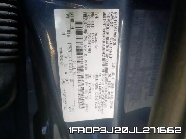 1FADP3J20JL271662 фото 2