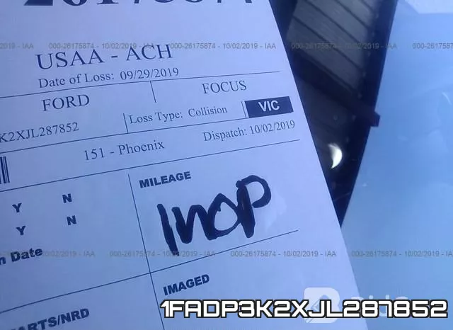 1FADP3K2XJL287852 фото 8