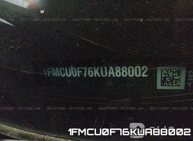 1FMCU0F76KUA88002 фото 10