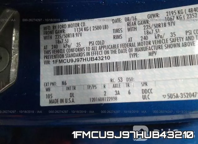 1FMCU9J97HUB43210 фото 10