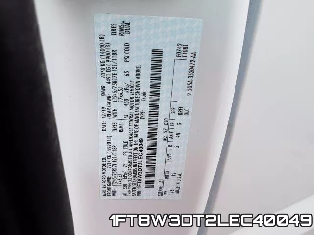 1FT8W3DT2LEC40049 фото 2