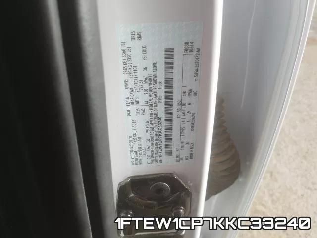 1FTEW1CP7KKC33240 фото 2