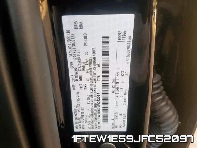 1FTEW1E59JFC52097 фото 2