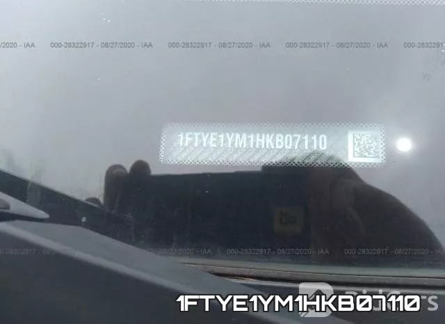 1FTYE1YM1HKB07110 фото 10