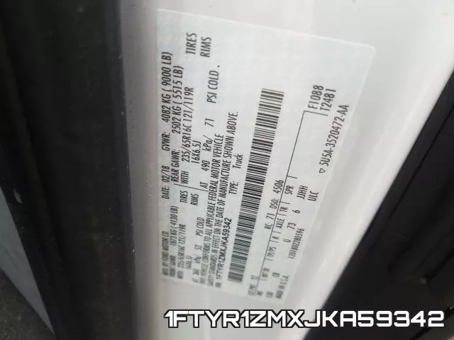 1FTYR1ZMXJKA59342 фото 2